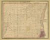 1887 Kenosha Plat Map showing land owned by Charles Herrmann